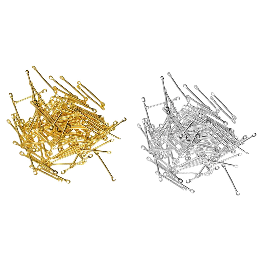 200 Pieces Wholesale Straight Bar Connectors Jewelry Findings Accessories