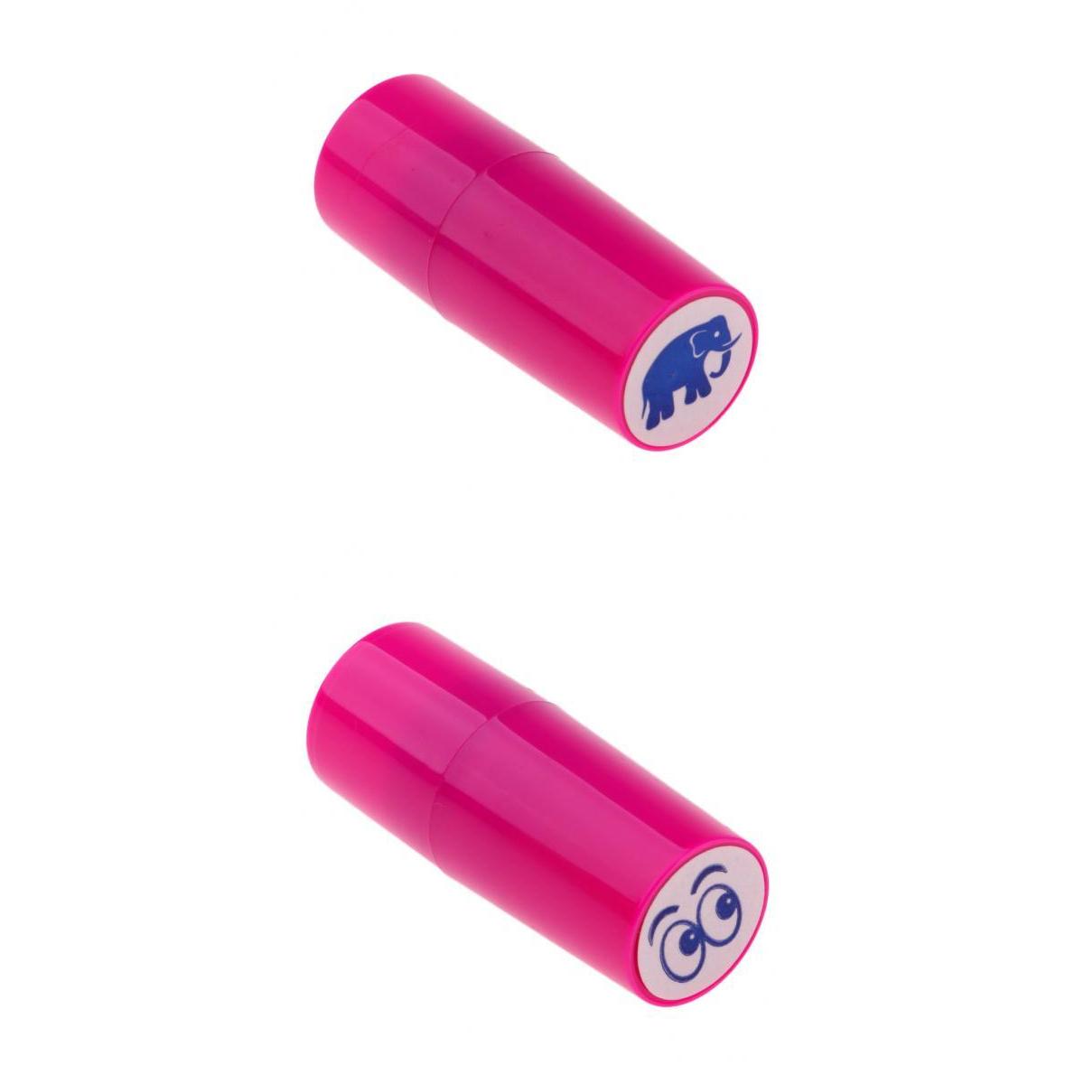 2 Pieces Colorfast Golf Ball Stamper Marker Impression Seal Eyes+Elephant