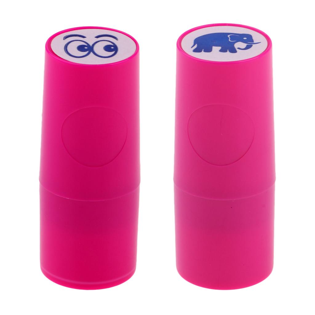 2 Pieces Colorfast Golf Ball Stamper Marker Impression Seal Eyes+Elephant