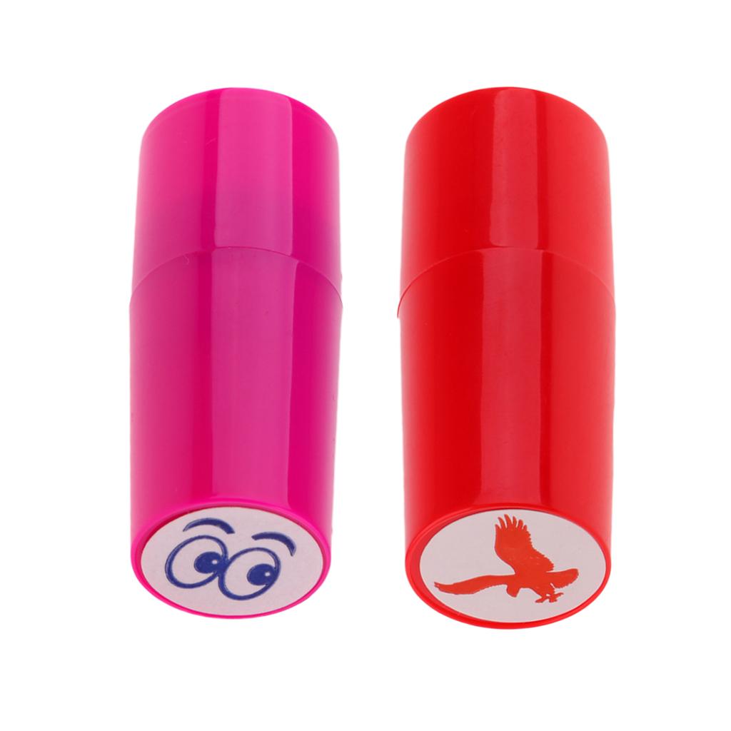 2 Pieces Colorfast Golf Ball Stamper Marker Impression Seal Eyes+Eagle
