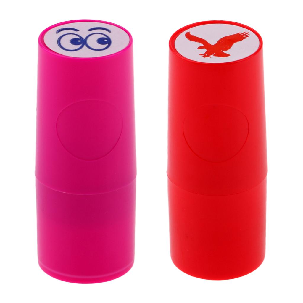 2 Pieces Colorfast Golf Ball Stamper Marker Impression Seal Eyes+Eagle