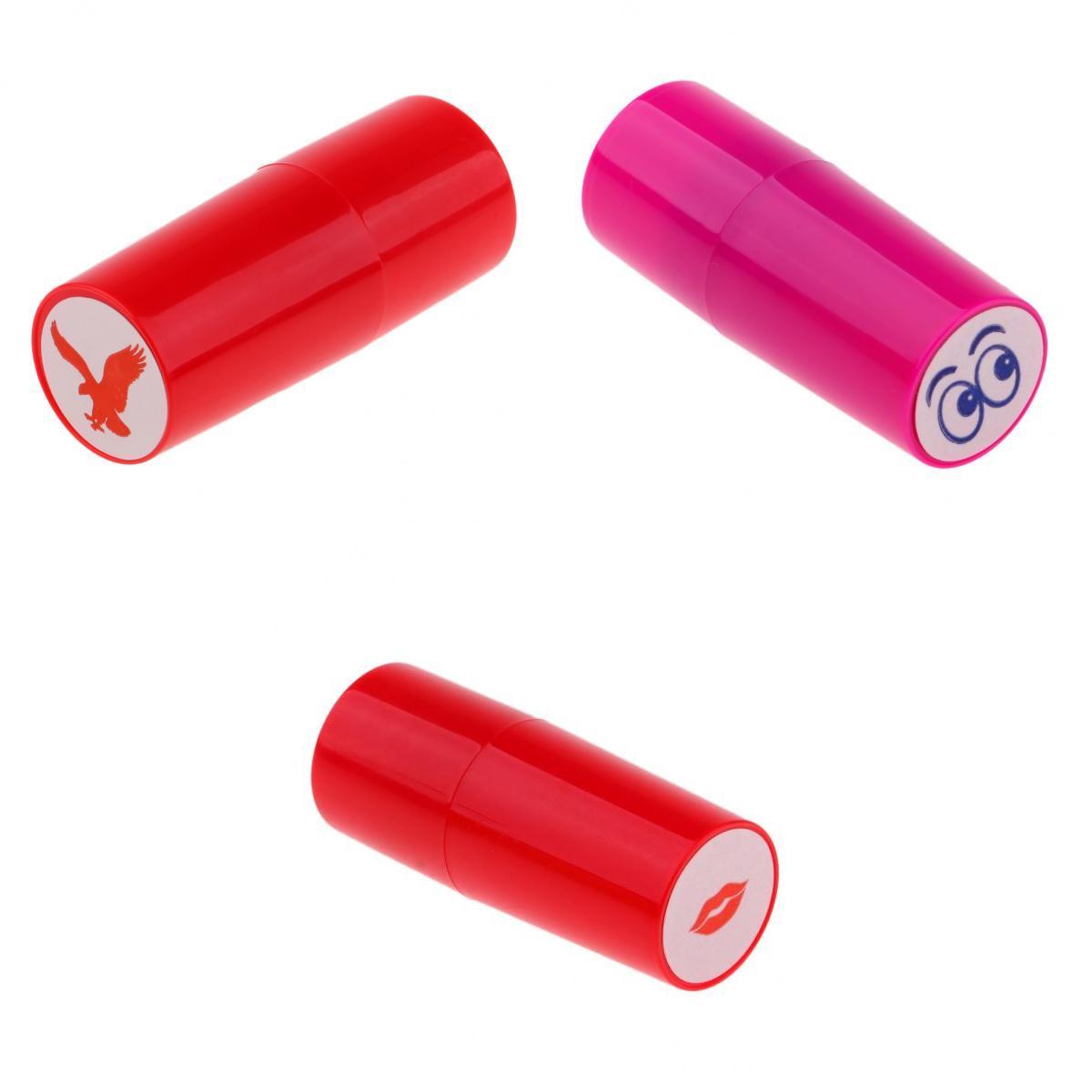 3 Pieces Colorfast Golf Ball Stamper Marker Impression Seal Eagle Eyes Lips