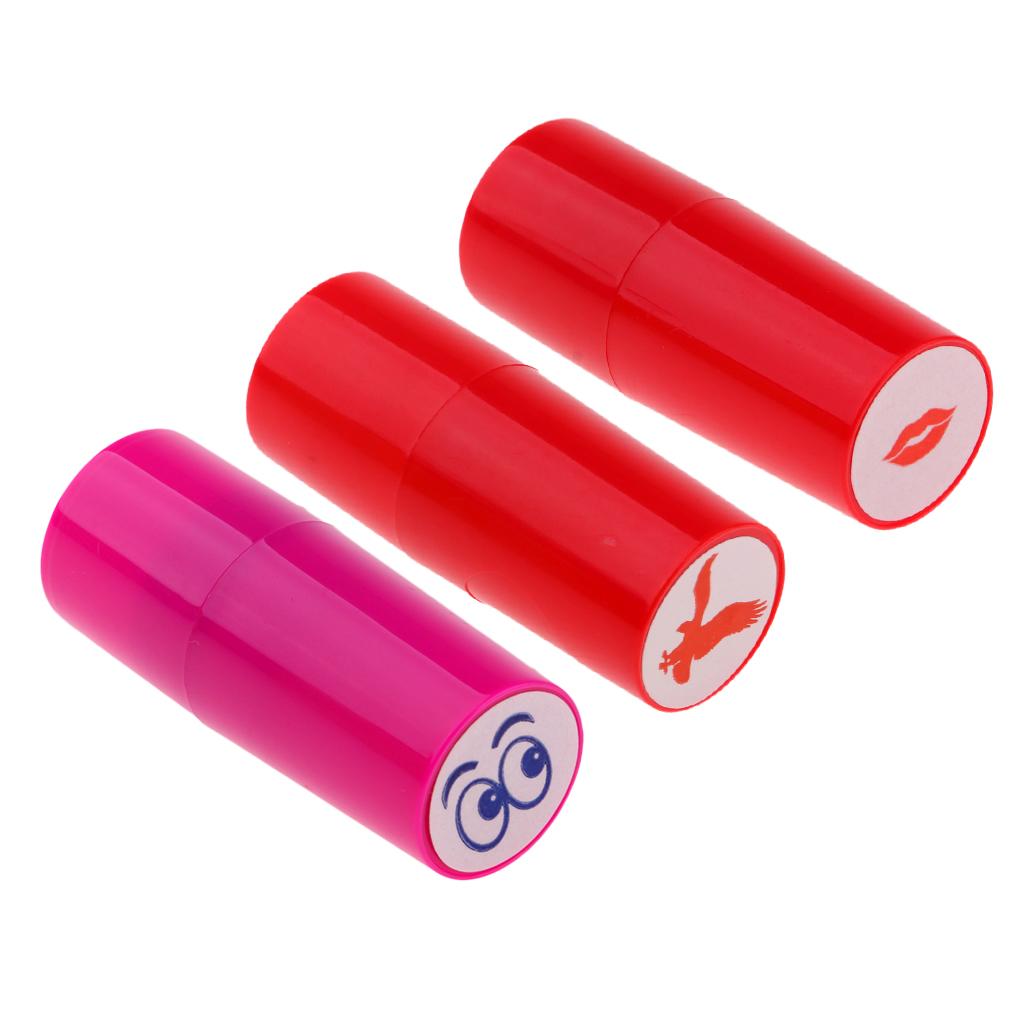 3 Pieces Colorfast Golf Ball Stamper Marker Impression Seal Eagle Eyes Lips