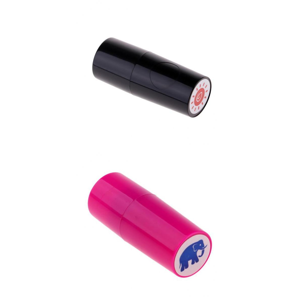 2 Pieces Colorfast Golf Ball Stamper Marker Impression Seal Sun & Elephant