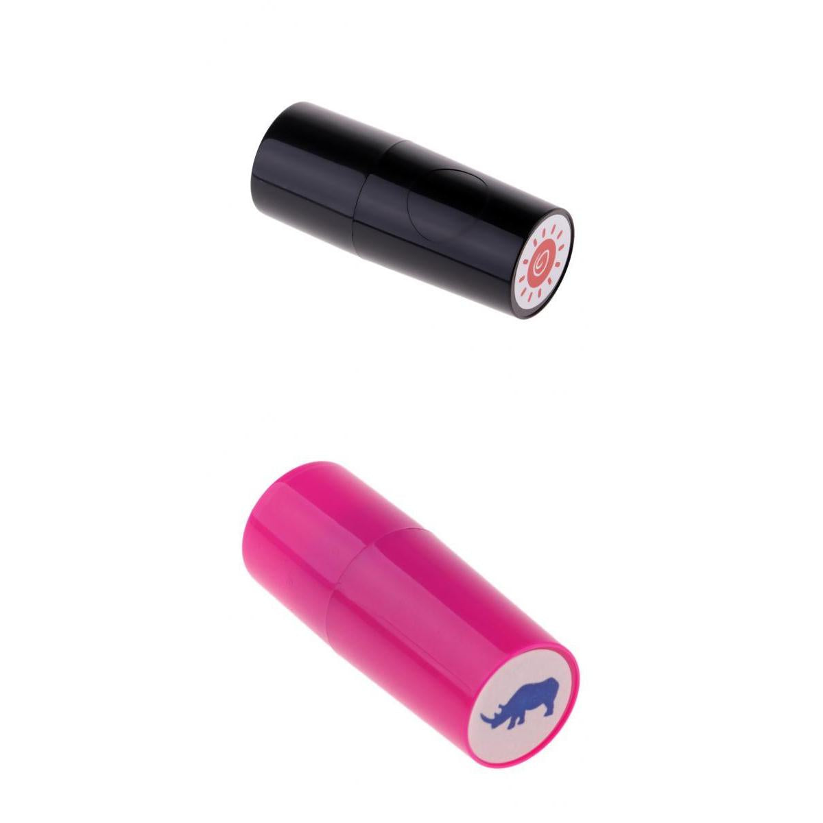 2 Pieces Colorfast Golf Ball Stamper Marker Impression Seal Sun & Rhinoceros