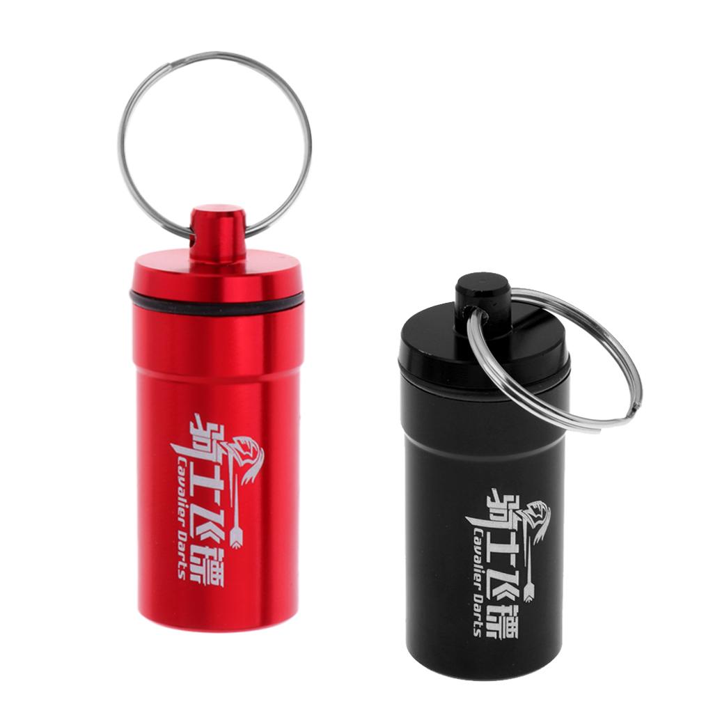 2 Pieces Portable Dart Flight Saver Protector Soft Tip Accessory Storage Box