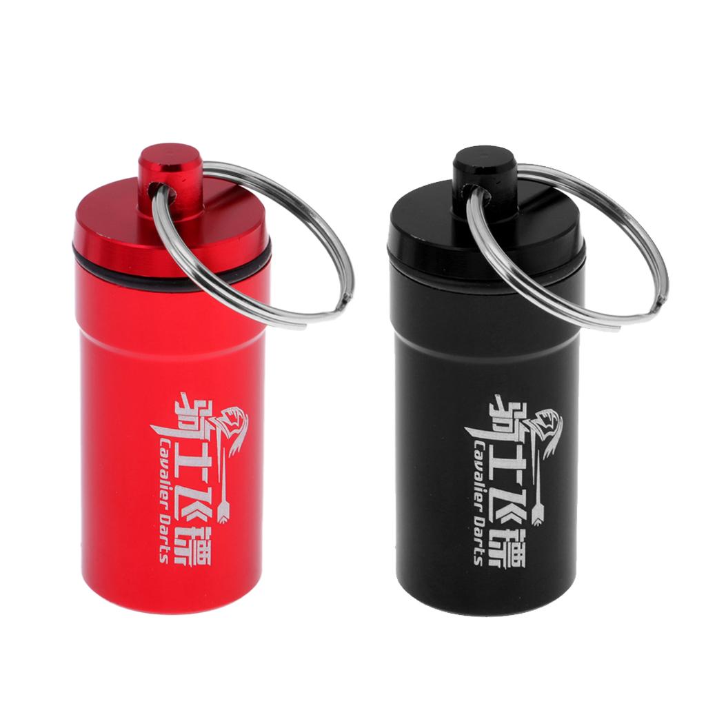 2 Pieces Portable Dart Flight Saver Protector Soft Tip Accessory Storage Box