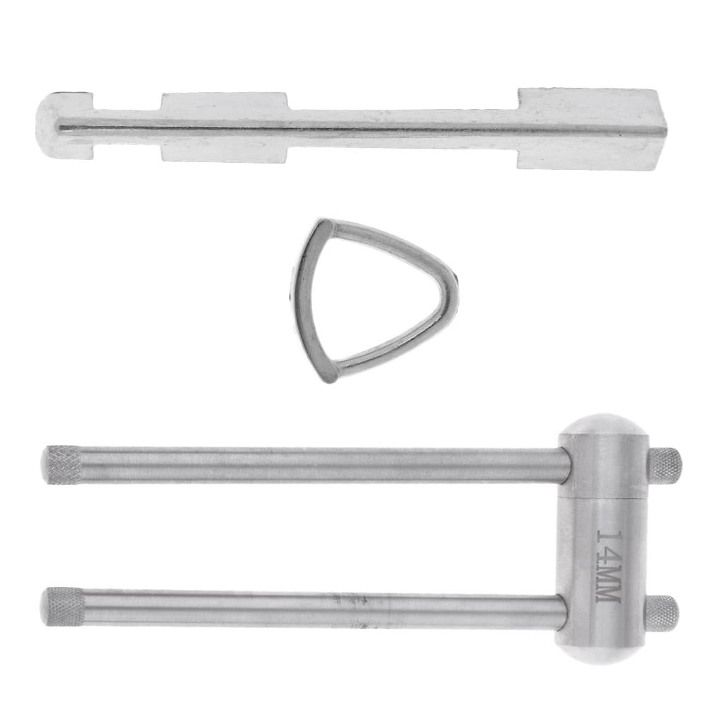Billiard Tip Repair Aluminum Pool Cue Clamp+Cue Tip Press Tool Shaper Stick