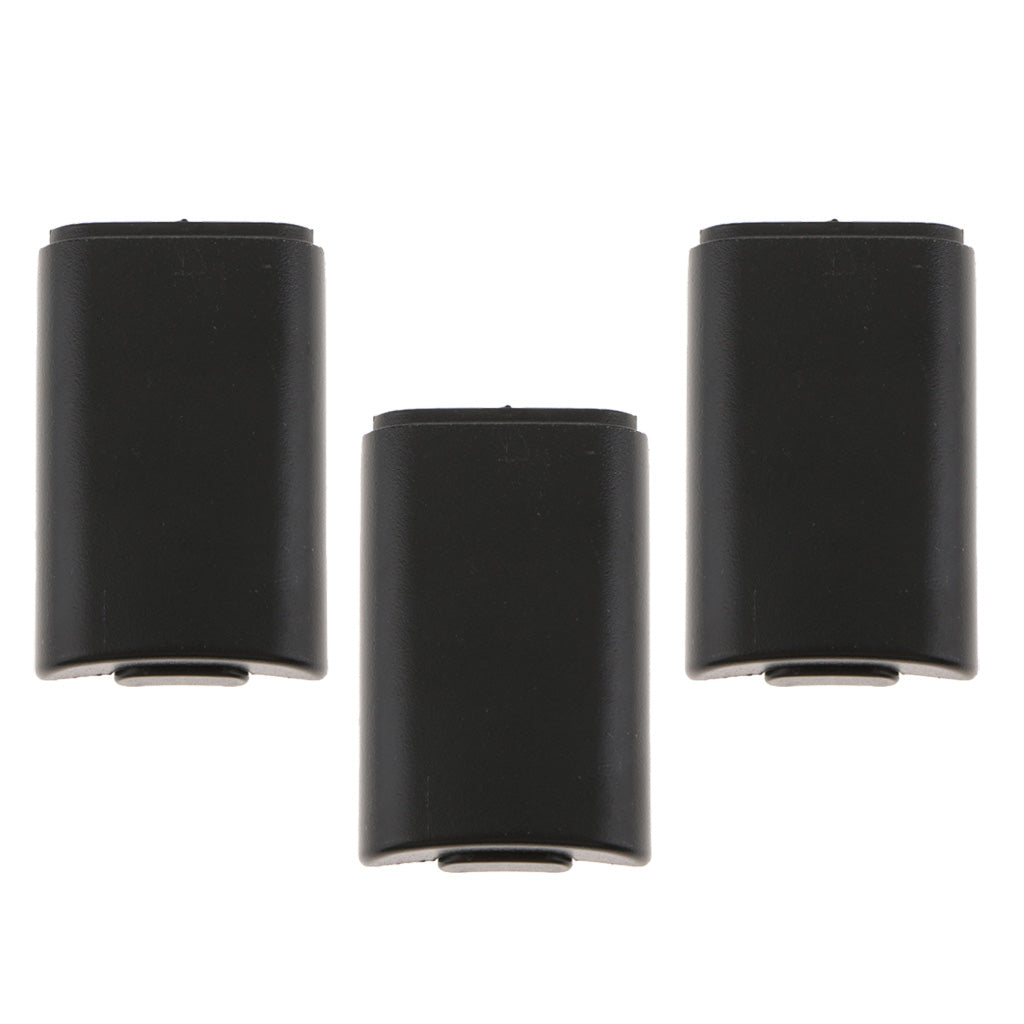 3Pack Battery Cover Back Door Lid for Microsoft 360 Slim Remote Control