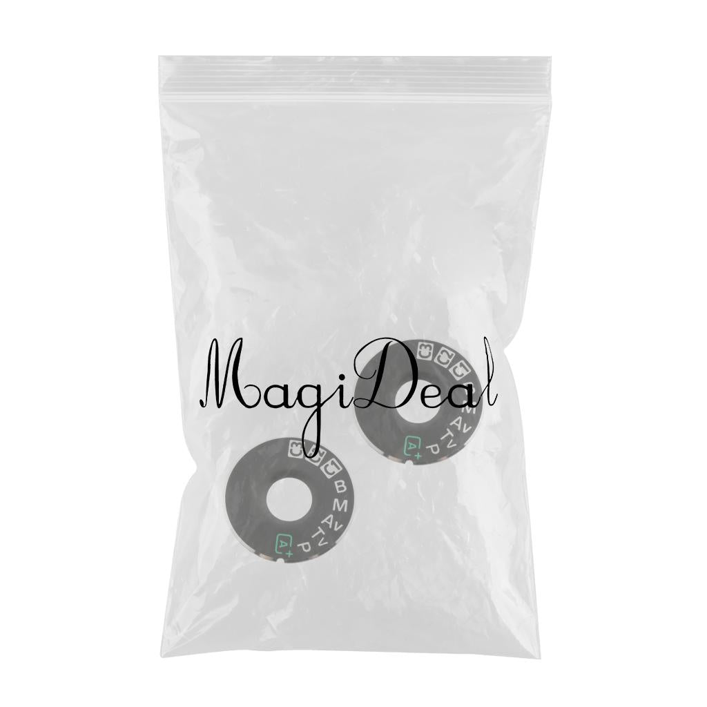 2Pieces Top Cover Function Dial Mode Interface for 5D3 Camera