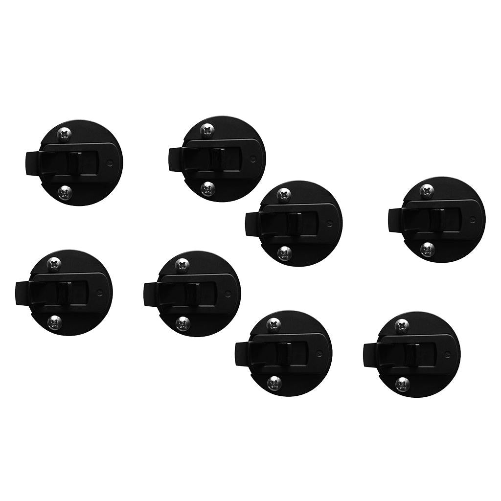 8 Pieces Nylon 2 Flush Pull Slam Latch for Boat Marine Deck Hatch 1/2" Door"