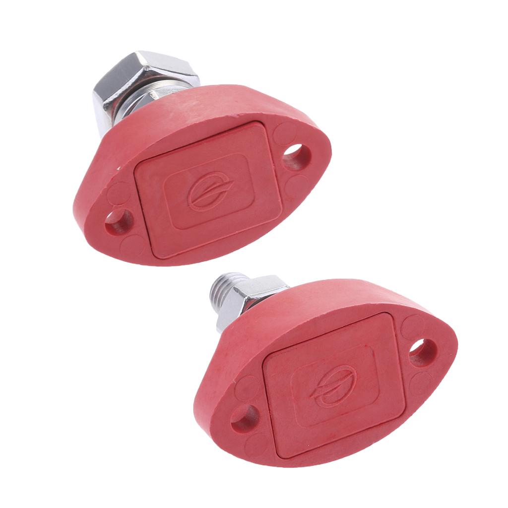 2Pieces Junction Block Power Post Set Insulated Terminal Stud 6mm & 8mm