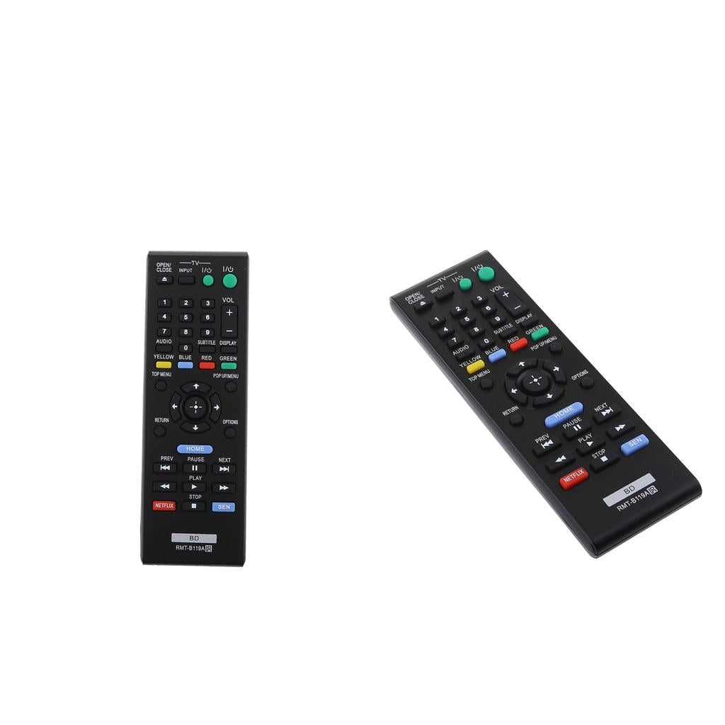 2x Replace Remote RMT-B119A For Sony BDP-BX18 BDP-S185 BLU-RAY DISC Player