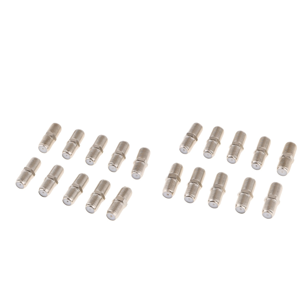 20Pieces F Type RG6 Coax Cable Female to Female Connector