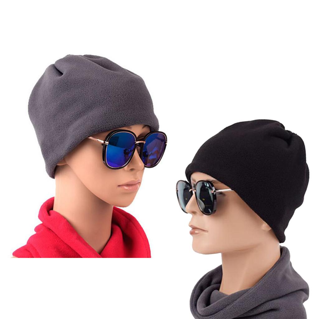 2Pcs Tube Scarf Bandana Head Mask Cap Neck Gaiter Snood Headwear Beanie