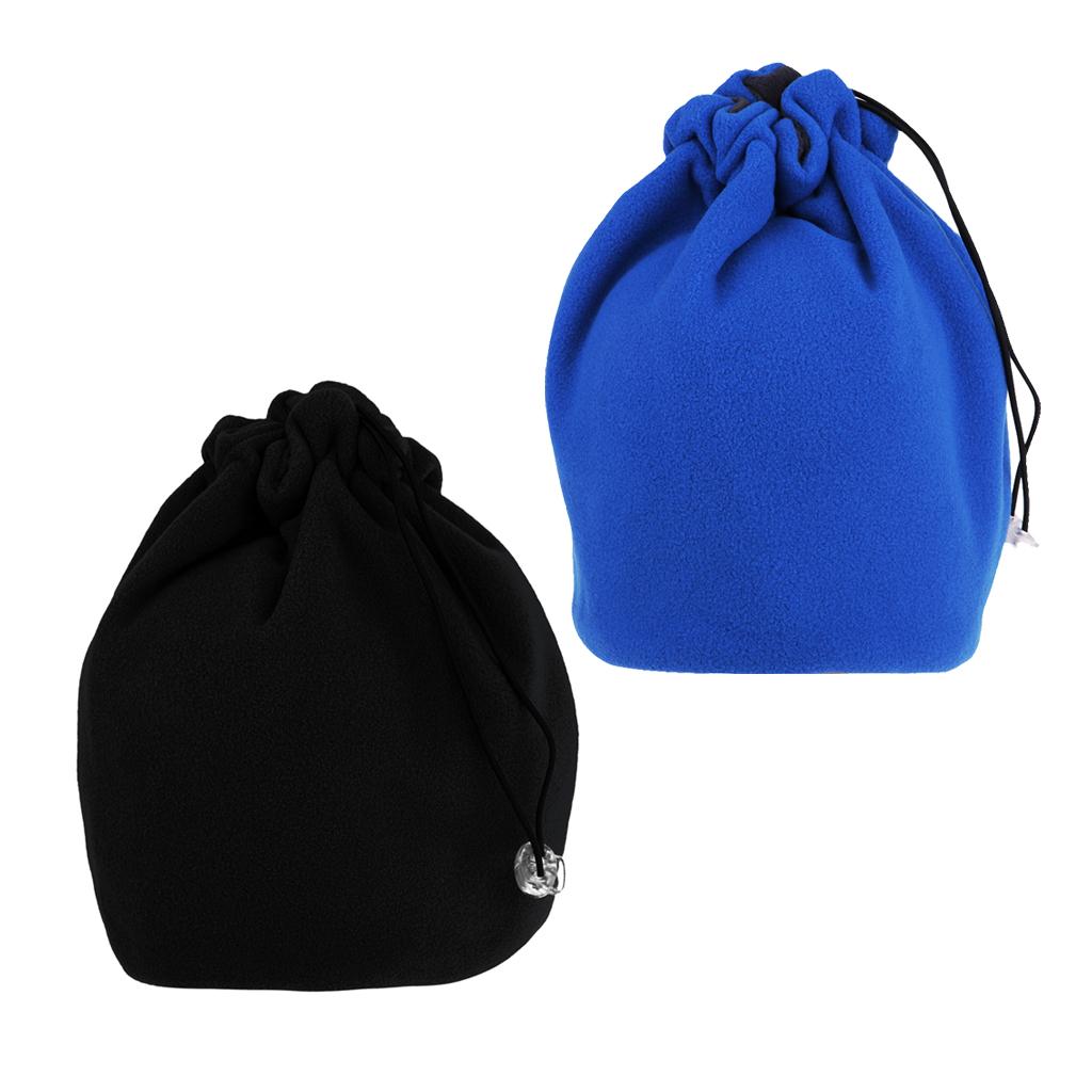 2Pcs Polar Fleece Tube Scarf Bandana Head Mask Cap Neck Snood Beanie