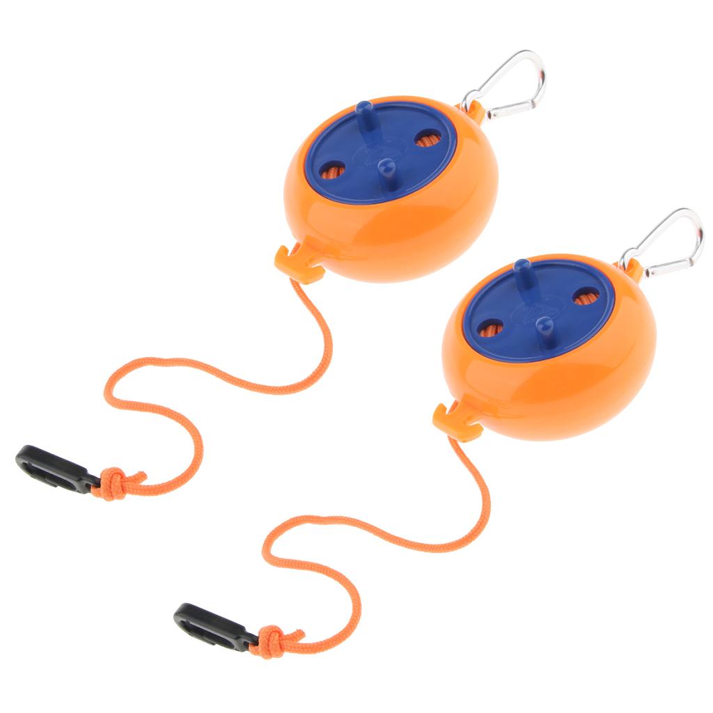 2Pcs Windproof Clothesline Outdoor Travel Retractable Rope Washing Line 8m