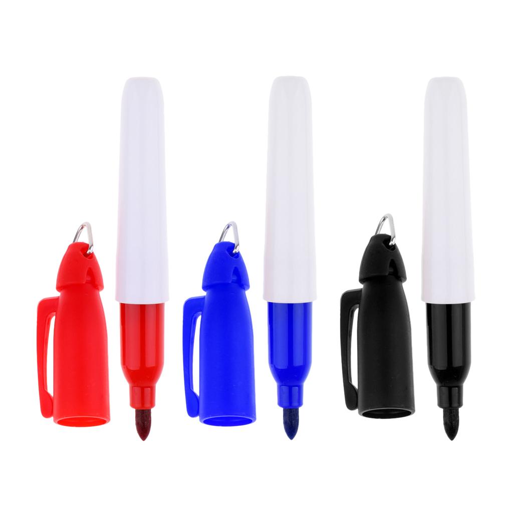 3Pcs Universal Golf Ball Line Marker Pen Drawing Golf Training Accessories