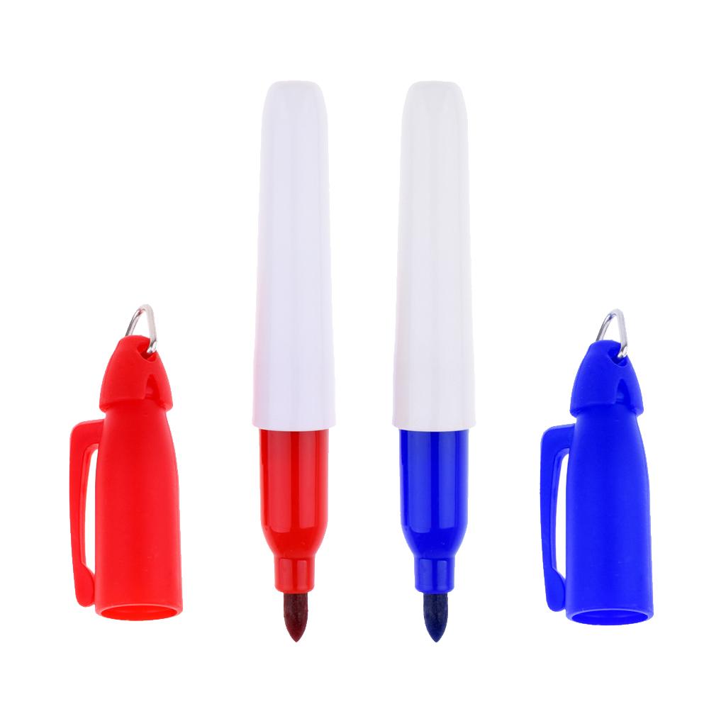 2Pc Universal Golf Ball Line Marker Pen Alignment Drawing Tool Golf Training