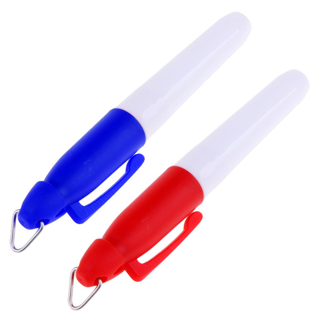 2Pc Universal Golf Ball Line Marker Pen Alignment Drawing Tool Golf Training