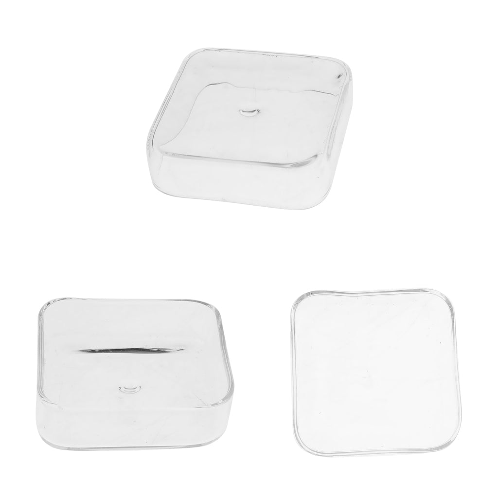 3 Pcs Aquarium Fish Tank Shrimp Feeding Food Dish Feeder Container Square