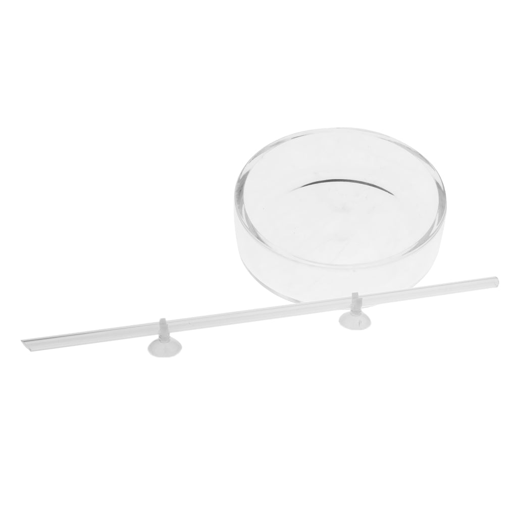 Aquarium Fish Tank Shrimp Feeding Food Dish Tray Feeder and Feeding Tube