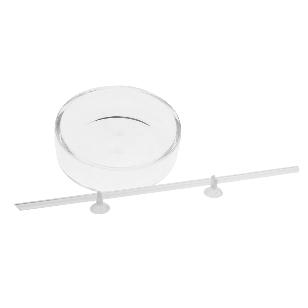 Aquarium Fish Tank Shrimp Feeding Food Dish Tray Feeder and Feeding Tube
