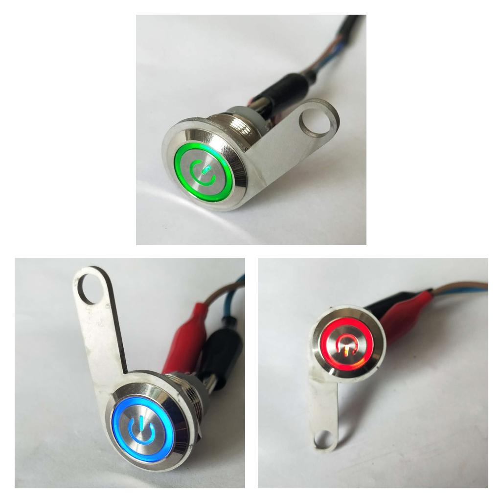 3pcs 12V Motorcycle LED Handlebar Headlight Foglight Switch Waterproof