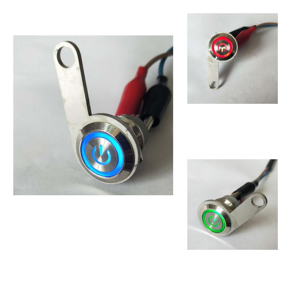 3pcs 12V Motorcycle LED Handlebar Headlight Foglight Switch Waterproof