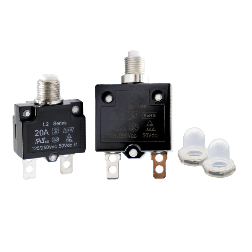 20A/30A Circuit Breaker Overload Protector Switch Fuse Resettable 125/250V