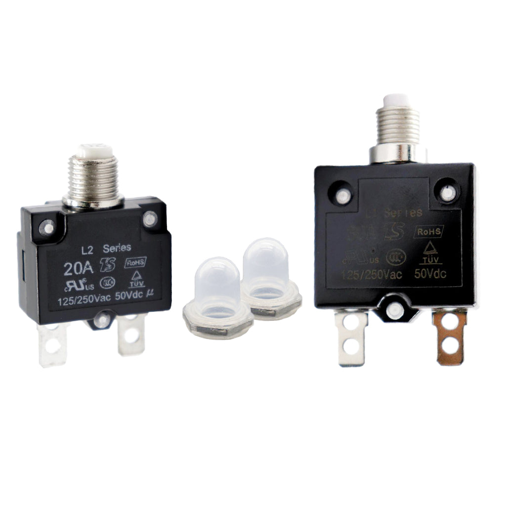 20A/30A Circuit Breaker Overload Protector Switch Fuse Resettable 125/250V