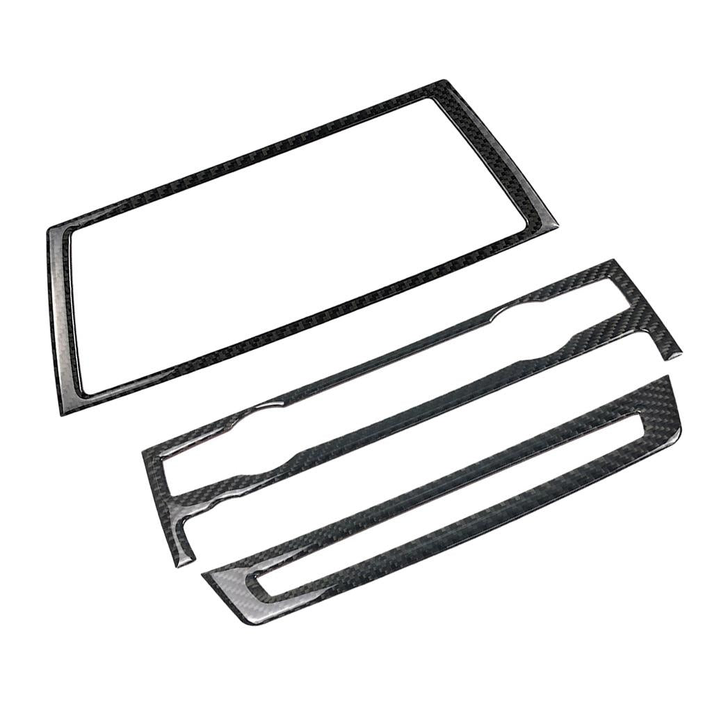Carbon Fiber GPS Navigation Control Panel Cover Frame For e70 e71 X5 X6
