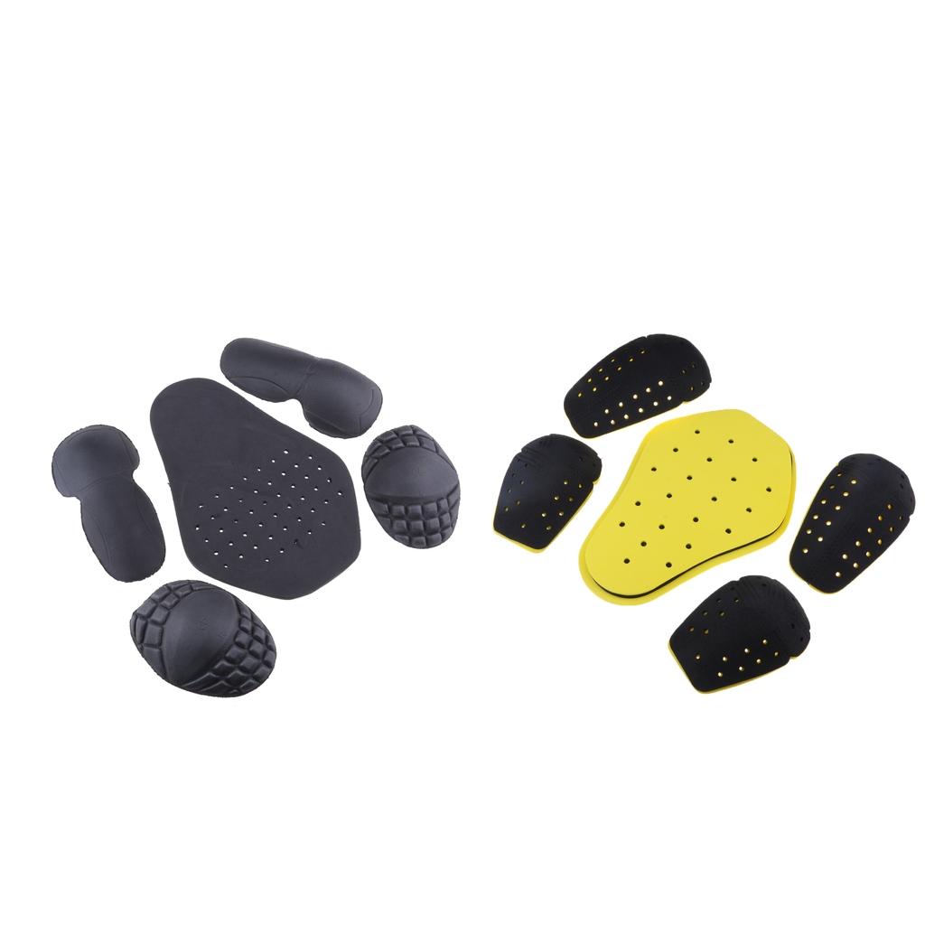 2 Sets Motorcycle Motocross Armour Elbow Back Shoulder Elbow Protection Pads
