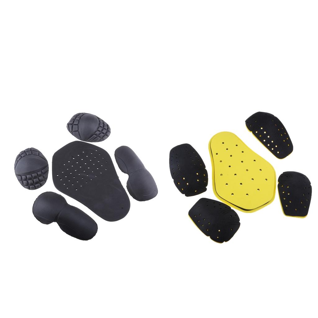 2 Sets Motorcycle Motocross Armour Elbow Back Shoulder Elbow Protection Pads