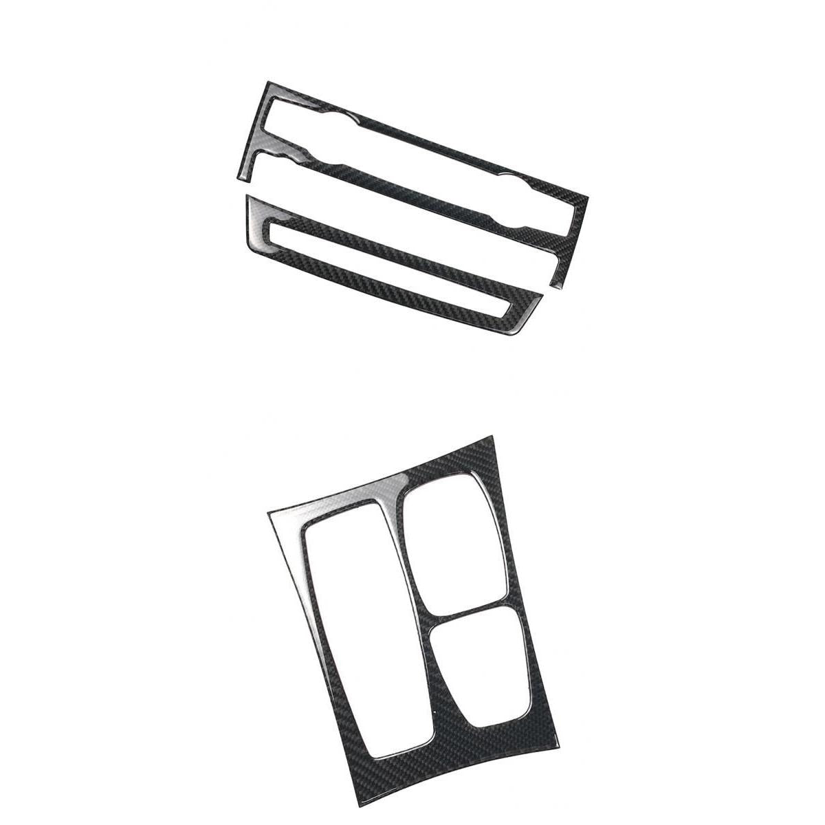 Carbon Fiber Inner Control Gear Shift Box Panel Covers For e70 e71 X5 X6
