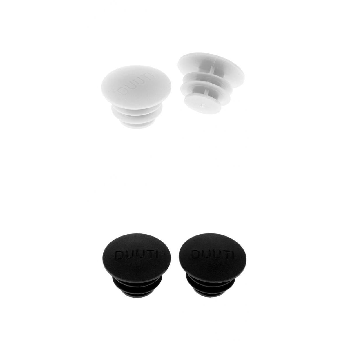 2 Pairs Bike Bicycle Handlebar End Plugs Bar Grip Plugs Cap Luminous+Black
