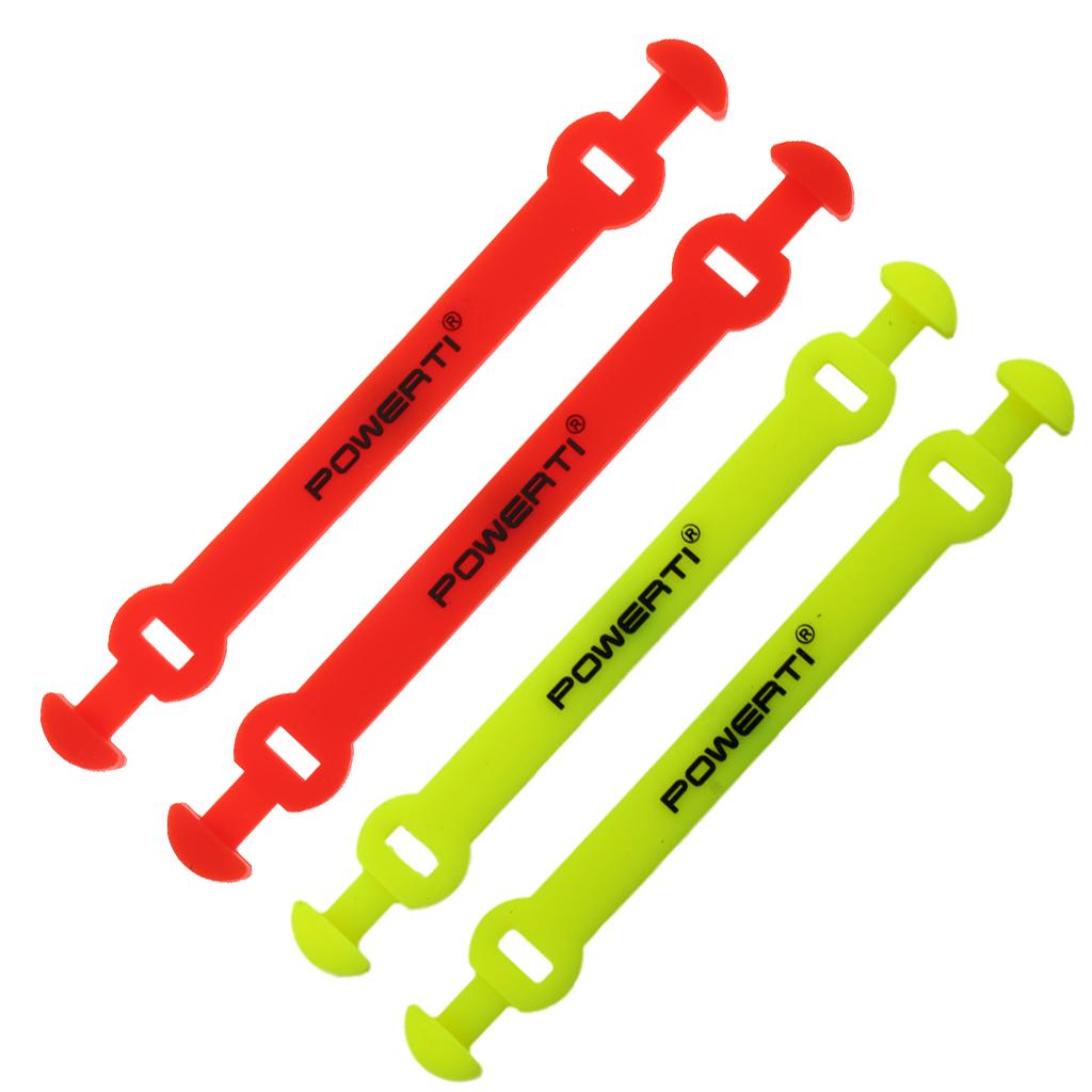 4x Tennis Squash Racket Vibration Dampeners Shock Absorber Damper Red+Yellow