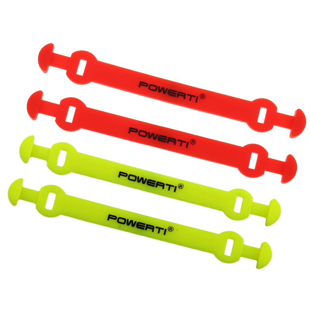 4x Tennis Squash Racket Vibration Dampeners Shock Absorber Damper Red+Yellow