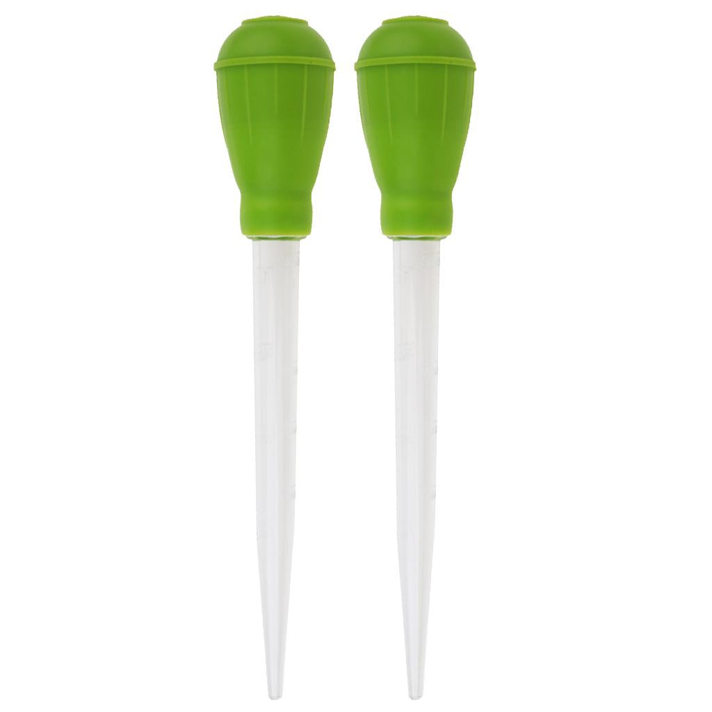 2 Pcs Aquarium Pipette Dropper Fish Tank Clean Coral Target Feeder 30ml