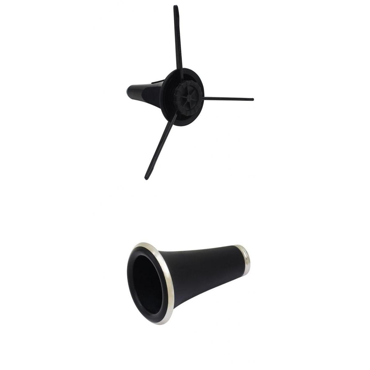 Bb Clarinet Bell+Foldable Tripod Stand Holder Rack for Wind Instrument Parts