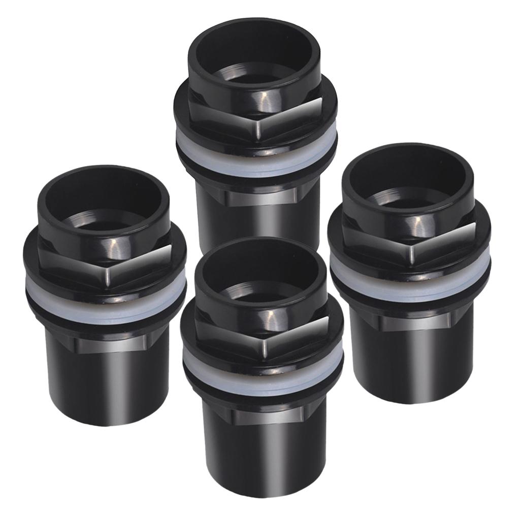 4 Pcs Fish Tank Tube Pipe Joint Aquarium Pipe Connector Coupler Adapter 32mm