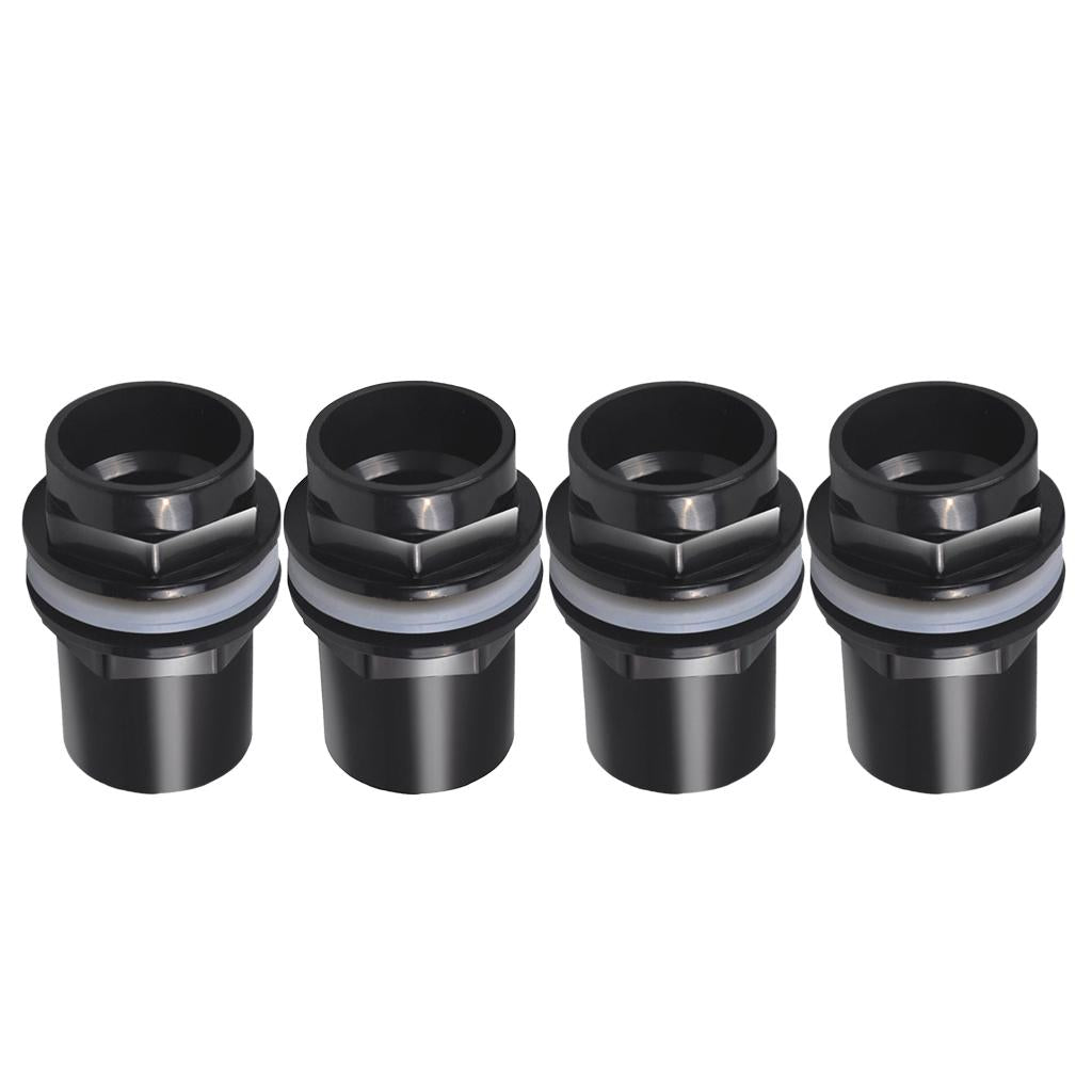 4 Pcs Fish Tank Tube Pipe Joint Aquarium Pipe Connector Coupler Adapter 32mm