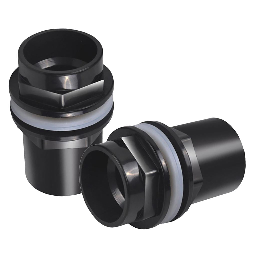 2 Pcs Fish Tank Tube Pipe Joint Aquarium Pipe Connector Coupler