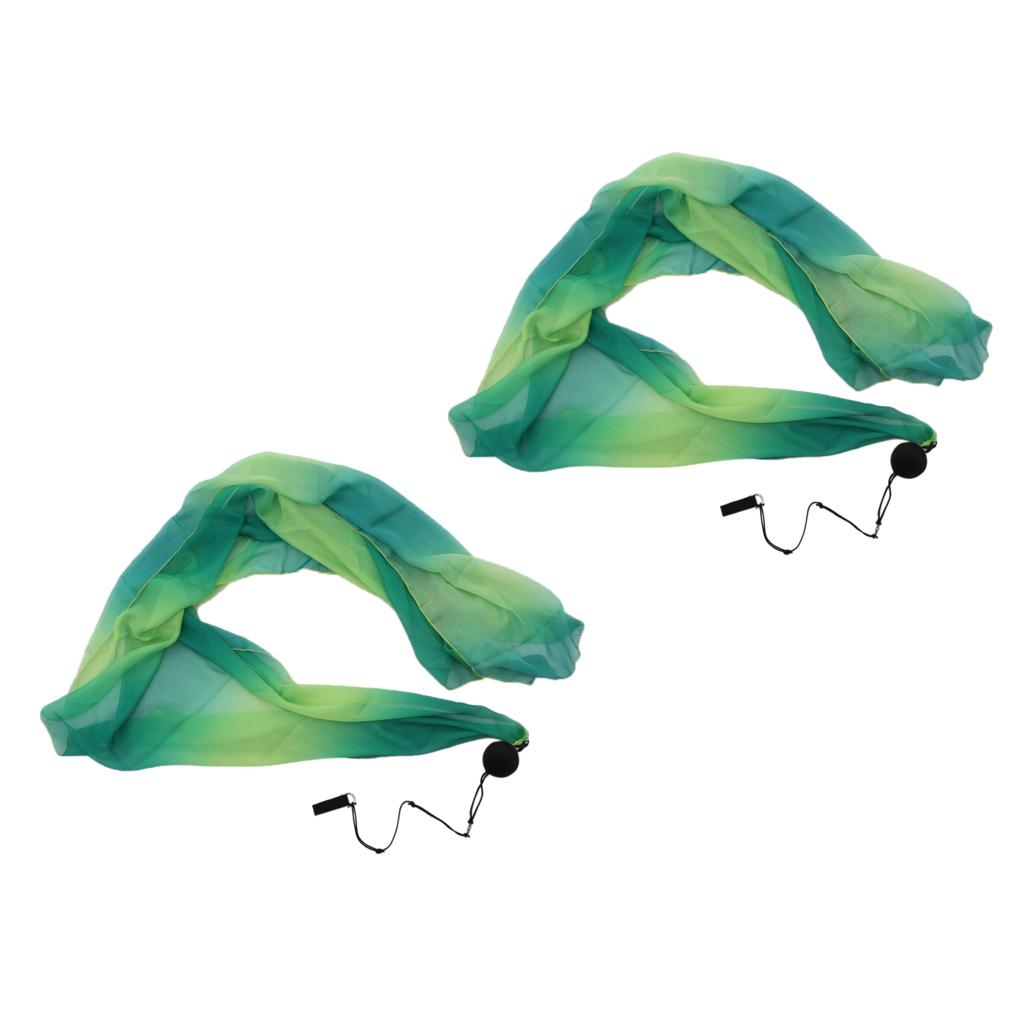 Belly Dance Silk Veil Poi Throw Balls Dance Accessories Props