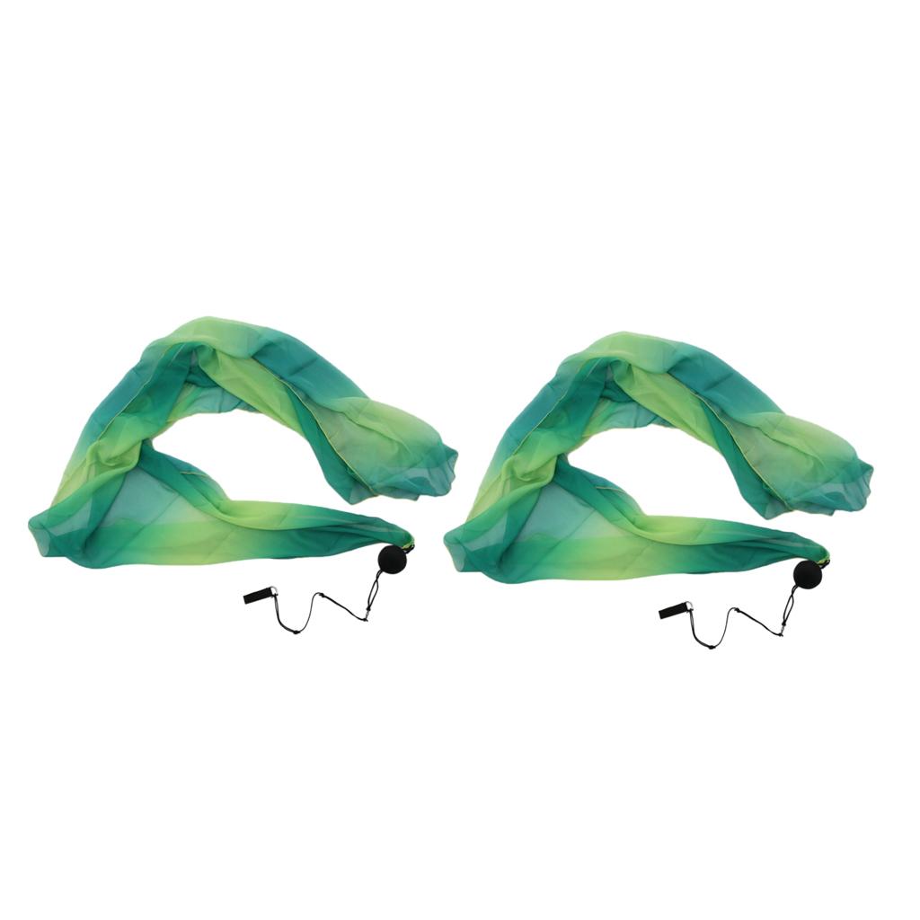 Belly Dance Silk Veil Poi Throw Balls Dance Accessories Props