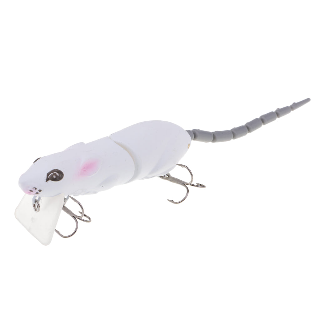 3pcs Soft Hollow Body Mice Rat Topwater Fishing Lures Bass Baits Crankbait