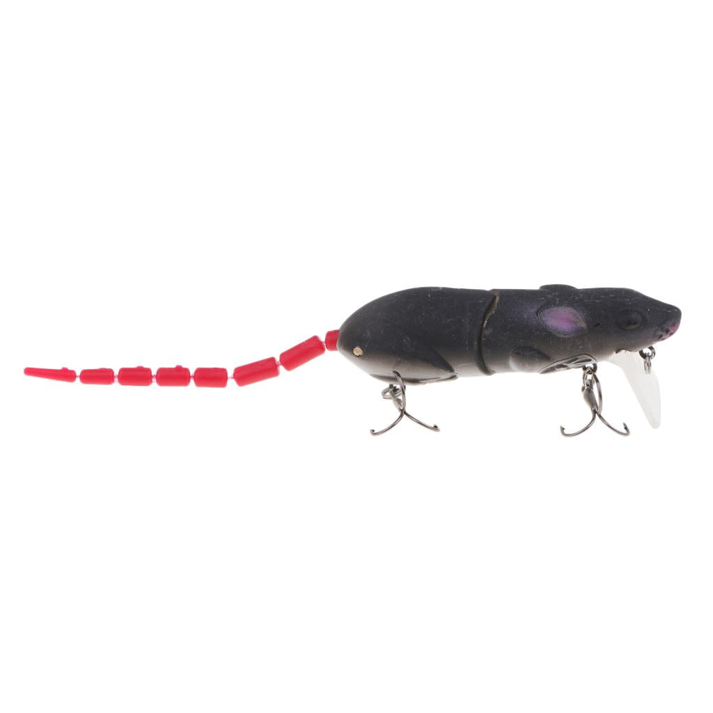 3pcs Hollow Body Mice Rat Lures Topwater Fishing Lures Bass Baits Crankbait