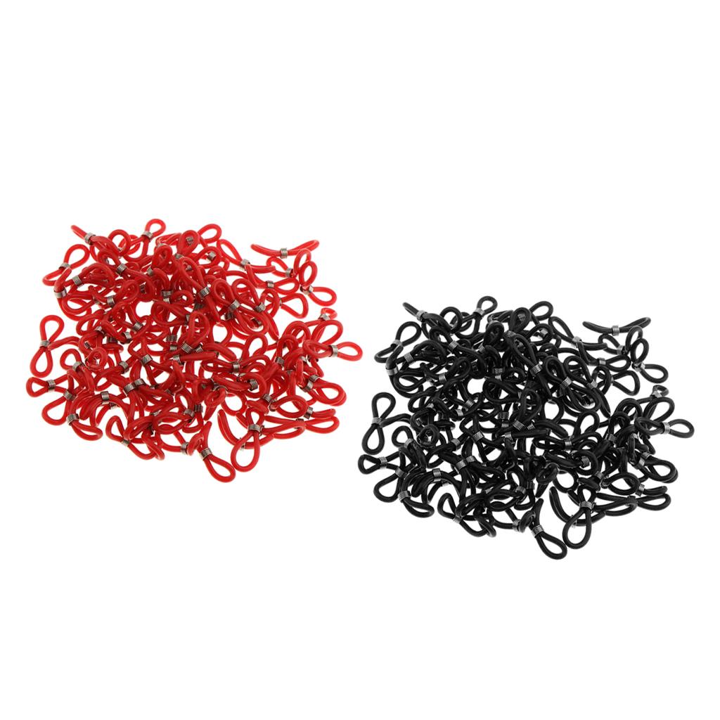 200 Pieces Eyeglasses Chain Rope Holder Strap Retainer End Loop Connector