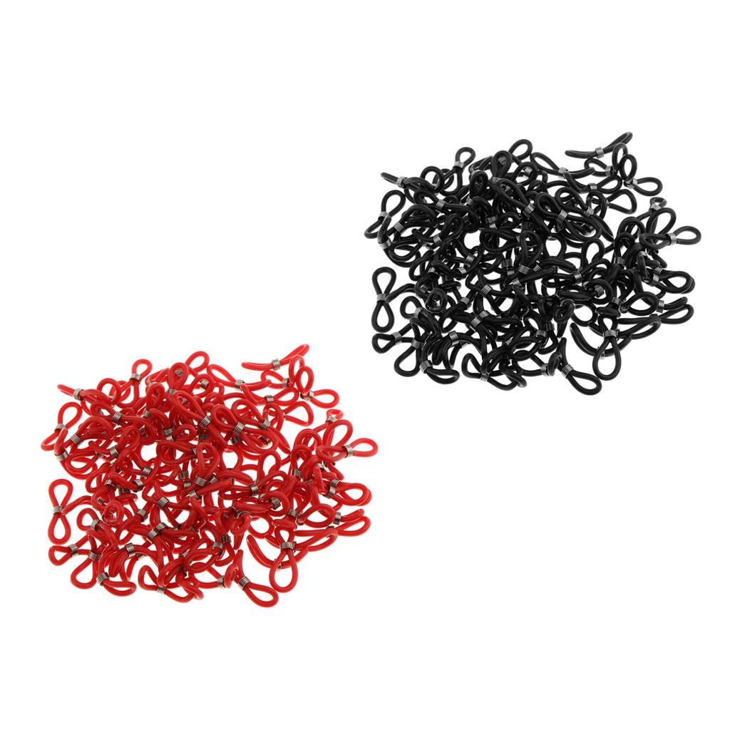200 Pieces Eyeglasses Chain Rope Holder Strap Retainer End Loop Connector
