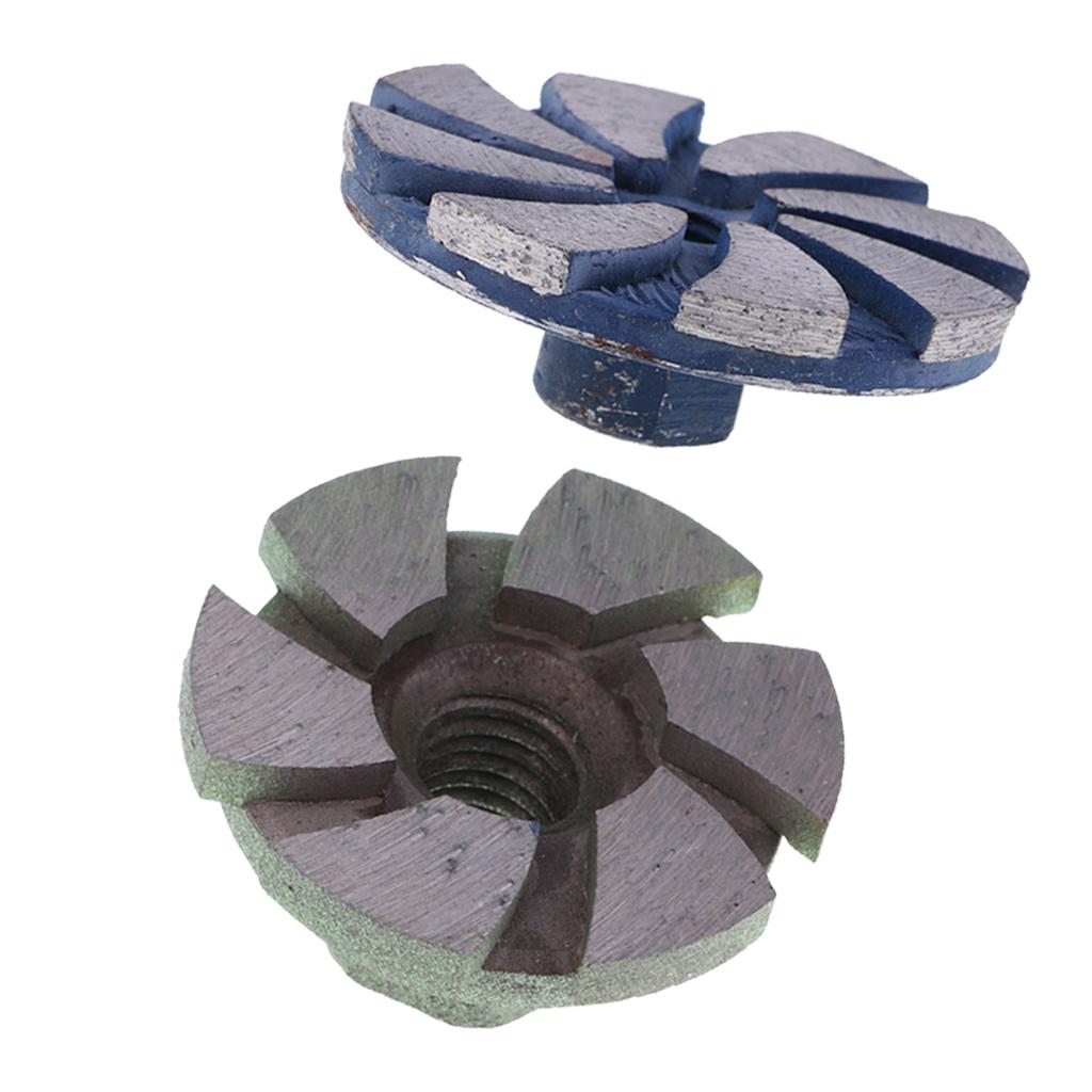 2 Pcs Diamond Grinding Cup Wheel Cutting Disc Grinder Concrete Stone 35/56mm